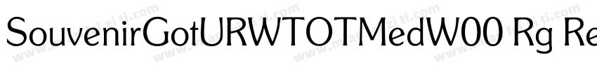SouvenirGotURWTOTMedW00 Rg Regular字体转换
